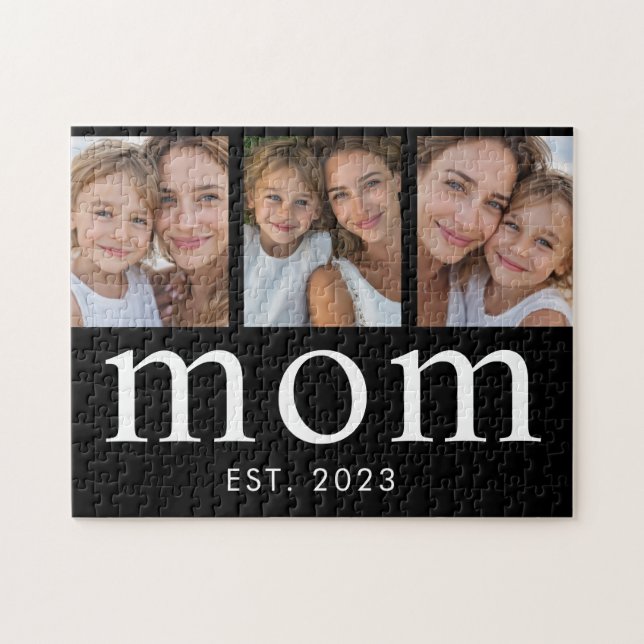 Puzzle Maman a établi un minimum moderne de 3 photos (Horizontal)