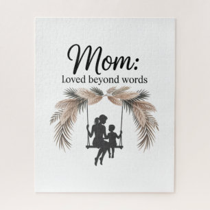 Puzzle Maman aimée au-delà des mots