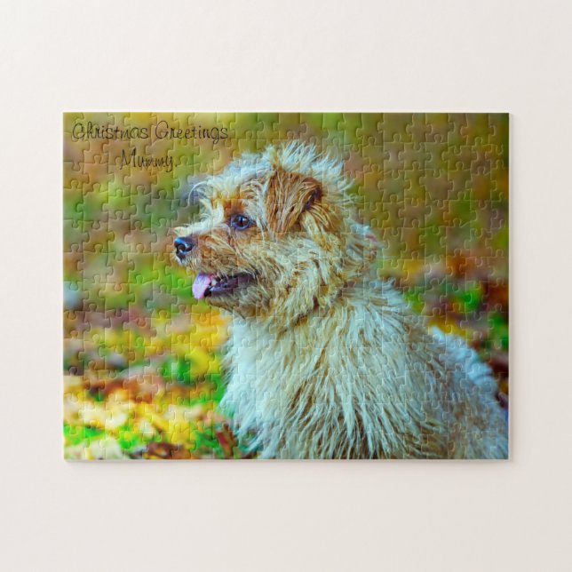 Puzzle Maman de Noël. (Horizontal)