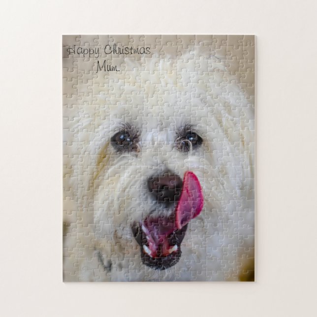 Puzzle Maman de Noël. (Vertical)