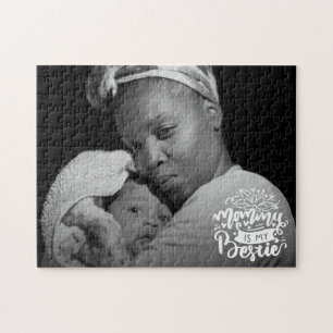 Puzzle Maman est ma meilleure amie Photo Citation Lettrag