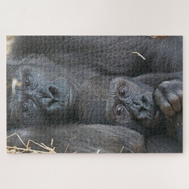 Puzzle Maman et Baby Gorilla (Horizontal)