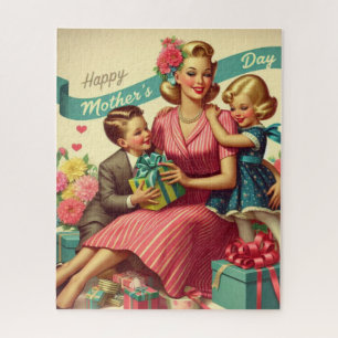 Puzzle Maman et Enfants Fête des Mères 520 pièces 