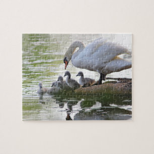Puzzle Maman Swan et ses sept jeunes cygnes