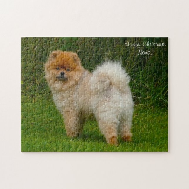 Puzzle Mamie de Noël. (Horizontal)