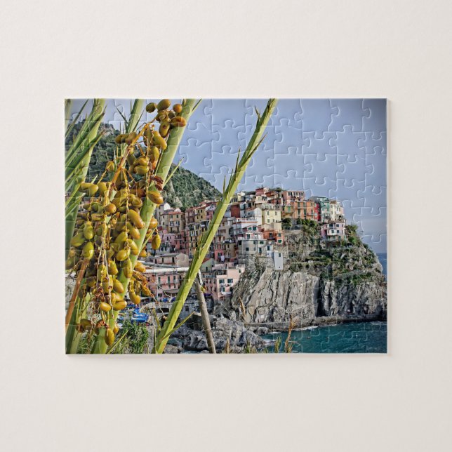 Puzzle Manarola - Cinque Terre - Olives - 8x10 - 110 pcs. (Horizontal)