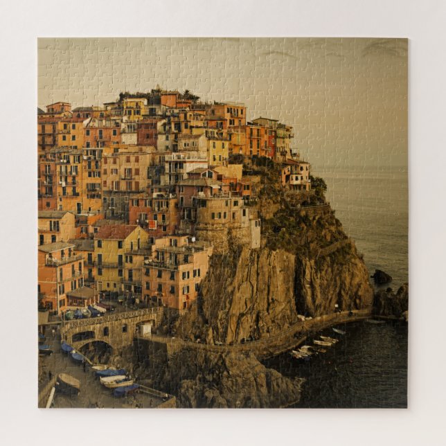 Puzzle Manarola, Italia - Cinque Terre - 20x20 - 676 pcs (Vertical)
