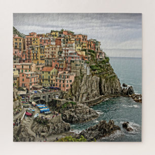 Puzzle Manarola, Italie - Cinque Terre - 20x20 - 676 PCs