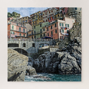 Puzzle Manarola Italie Travel Adventure - 20x20 - 676 pcs