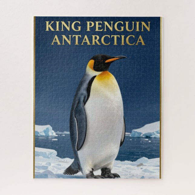 Puzzle 🐧 Manchot Royal Faune Antarctique (Vertical)