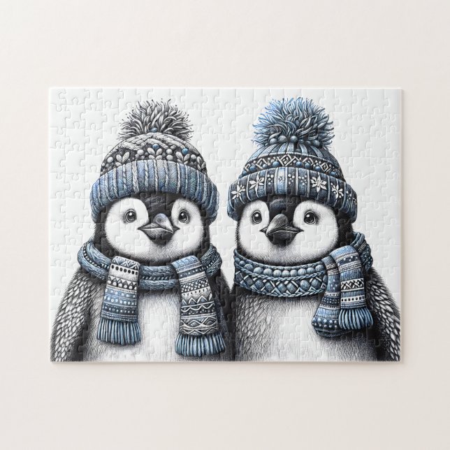 Puzzle Manchots Mignons (Horizontal)