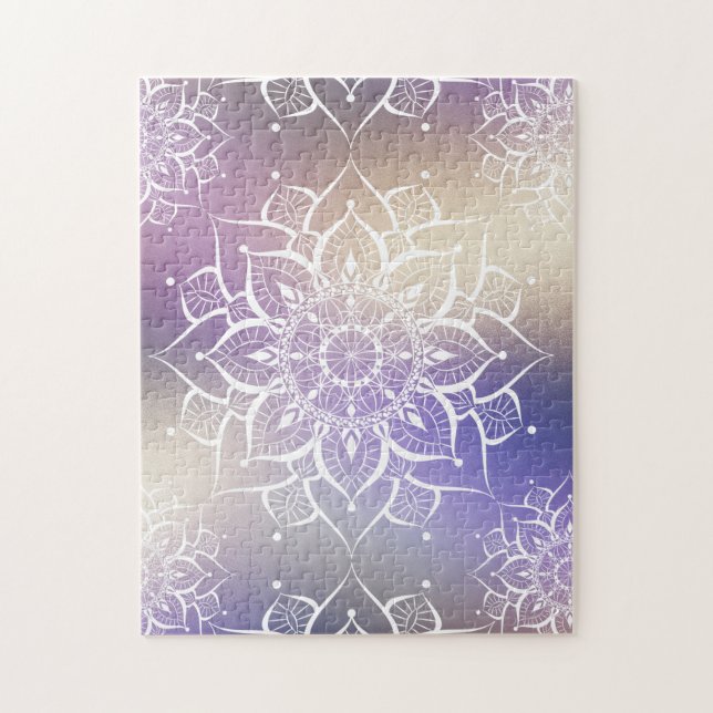 Puzzle Mandala aquarelle nebula yoga zen (Vertical)