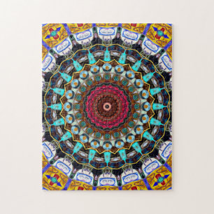 Puzzle Mandala coloré