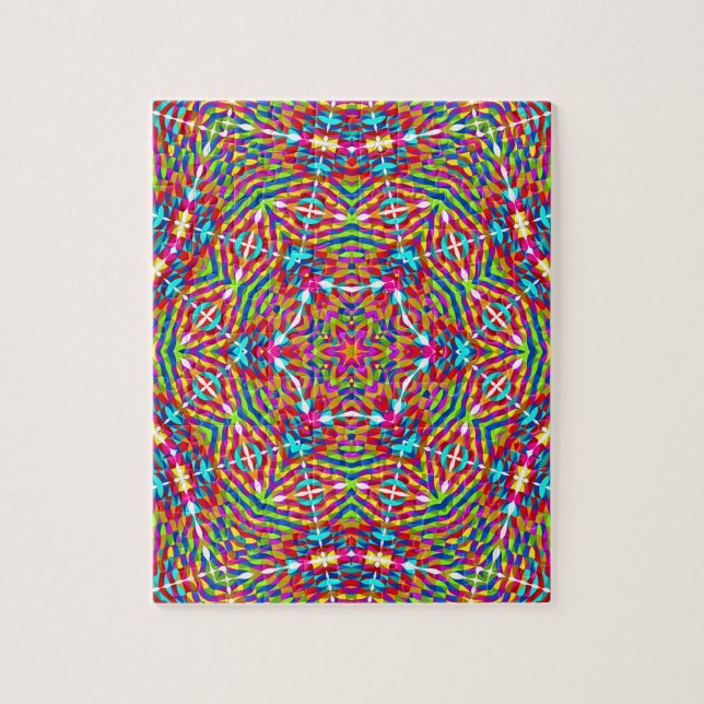 Puzzle Mandala coloré (Vertical)