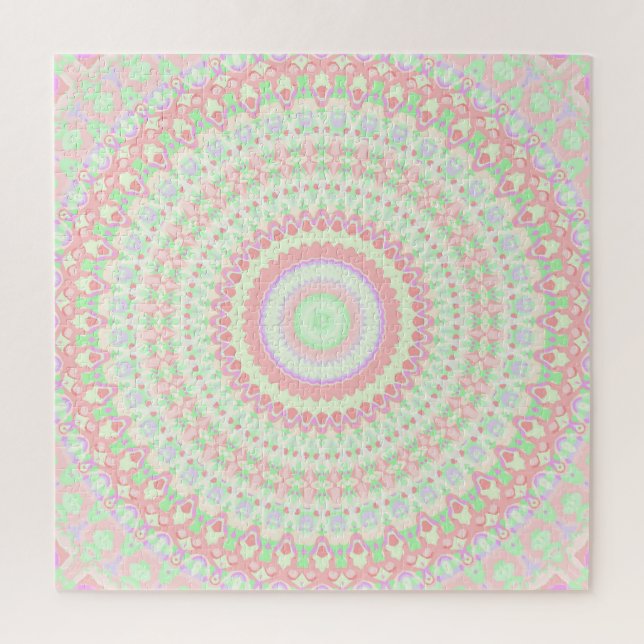 Puzzle Mandala coloré (Vertical)