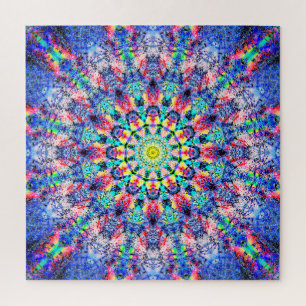 Puzzle Mandala coloré détendant