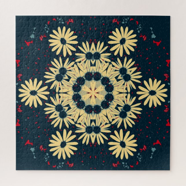 Puzzle Mandala Daisy Dreams (Vertical)