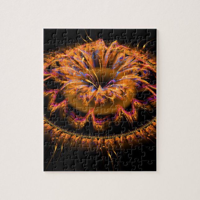 Puzzle mandala de 3d Chakra (Vertical)