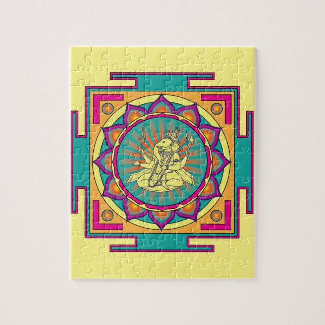 Puzzle Mandala de Ganesha (Vertical)