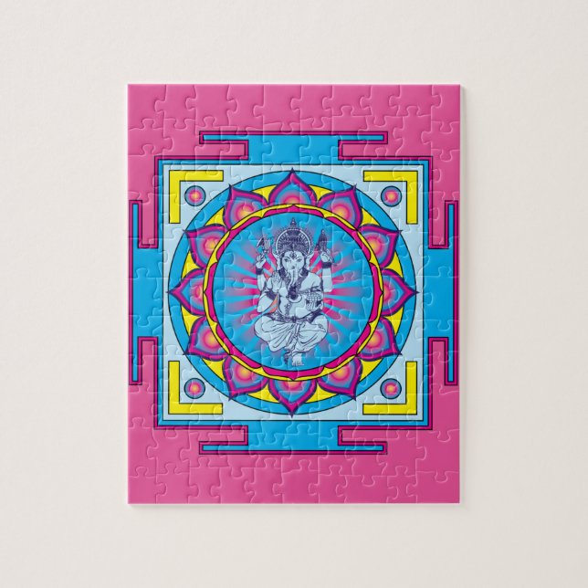 Puzzle Mandala de Ganesha (Vertical)