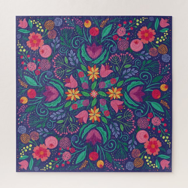 Puzzle Mandala de jardin (Vertical)