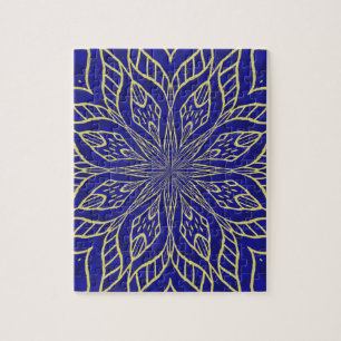 Puzzle Mandala de la Fleur Dorée