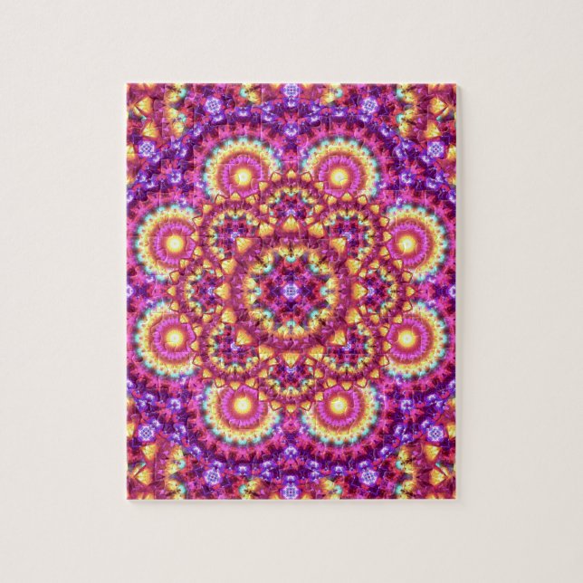 Puzzle Mandala de Matrix d'arc-en-ciel (Vertical)