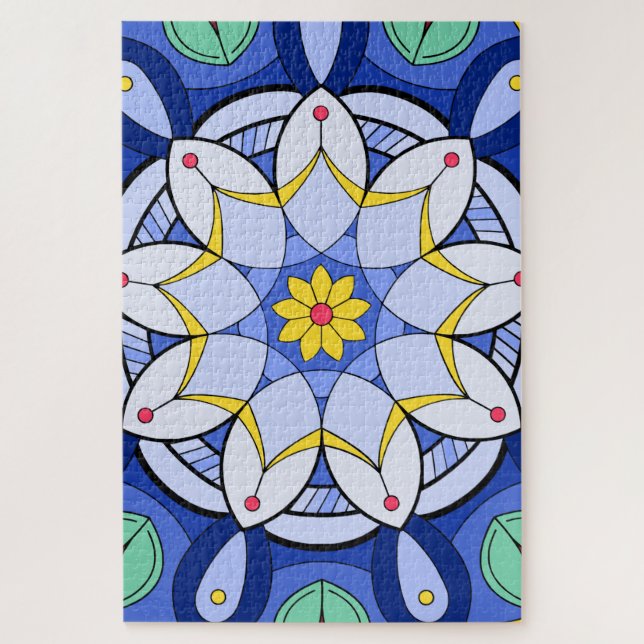 Puzzle Mandala Motif 01 (Vertical)