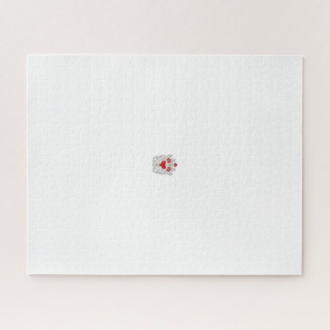 Puzzle Mandala papillon floral | Design d'art Boho pourpr (Horizontal)