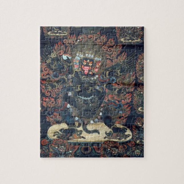 Puzzle Mandala (parchemin peint) (Vertical)