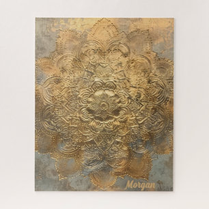 Puzzle Mandala personnalisées Embossées   Élégant cadeau 