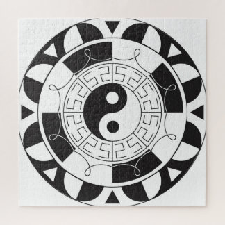 Puzzle Mandala Yin Yang