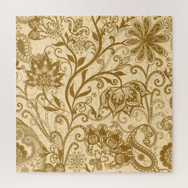 Puzzle Mandalas ethniques : Motif de style indien (Vertical)