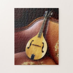 Puzzle Mandoline sur canapé