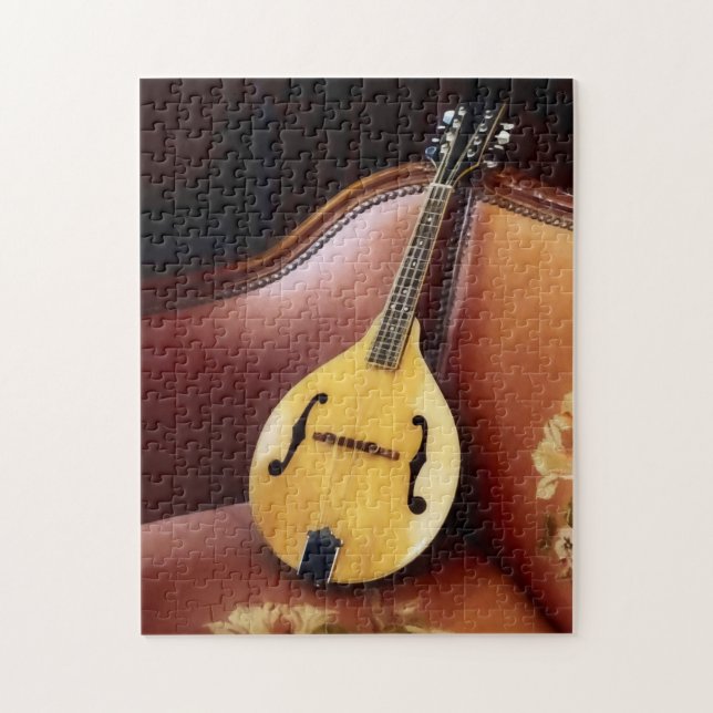 Puzzle Mandoline sur canapé (Vertical)