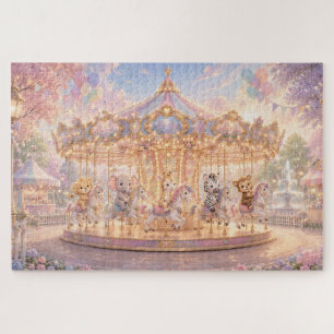 Puzzle Manège Magique de la Jungle de Rêves