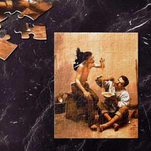 Puzzle Mangeur de spaghettis