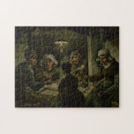 Puzzle Mangeurs de pommes de terre par Vincent Van Gogh<br><div class="desc">Les mangeurs de pommes de terre de Vincent Van Gogh, huile sur toile 1885, est un tableau d'une famille de paysans hollandais rassemblés autour de leur table à dîner, mangeant des pommes de terre et versant du café sous une lampe à huile dans leur modeste chalet. Potato Eaters a été...</div>