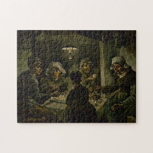 Puzzle Mangeurs de pommes de terre par Vincent Van Gogh (Horizontal)