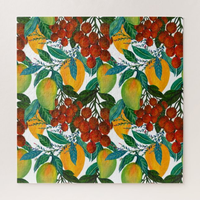 Puzzle Mango exotique : Été sans joint (Vertical)
