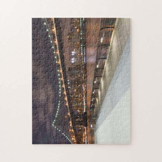 Puzzle Manhattan Bridge et NYC Skyline (Vertical)