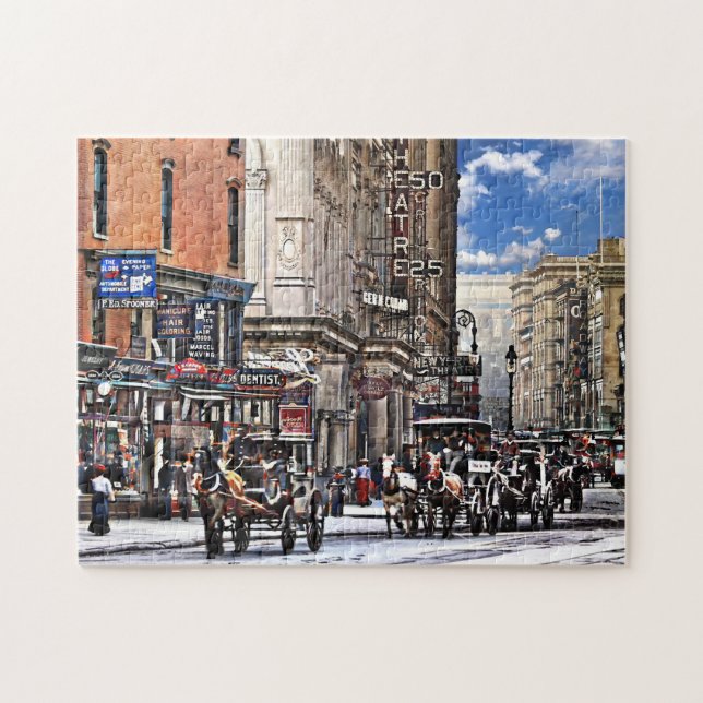 Puzzle Manhattan NY – Long Acre Square New York c1905 (Horizontal)