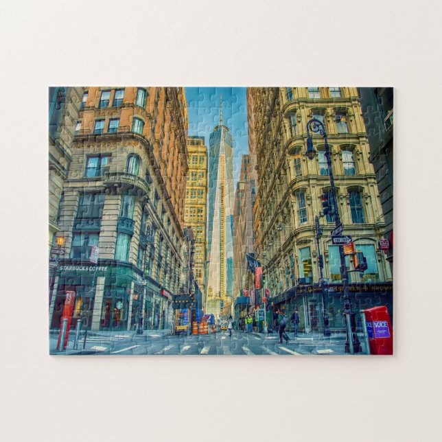 Puzzle Manhattan Skyline New York. (Horizontal)