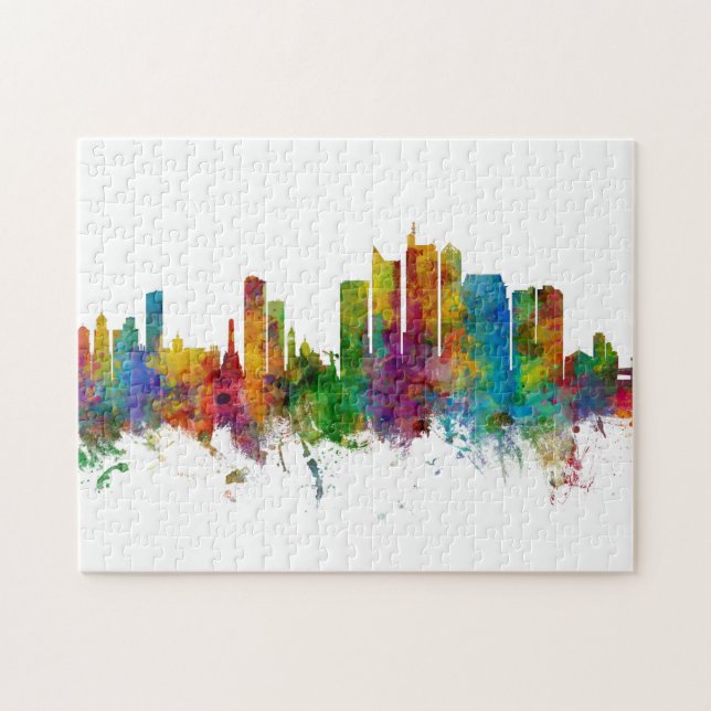 Puzzle Manila Philippines Skyline (Horizontal)