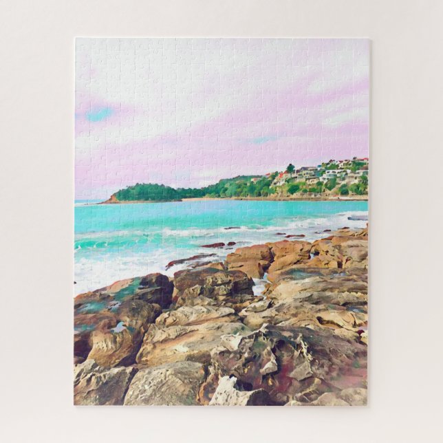 Puzzle Manly Beach surf océanique Australie Voyage (Vertical)