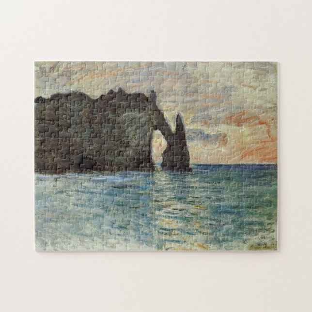 Puzzle Manneport, Cliff à É tretat Monet Fine Art (Horizontal)