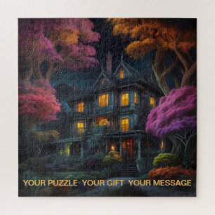 Puzzle Manoir Mystique sous la lumière des étoiles
