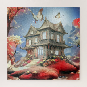 Puzzle Manoir papillon