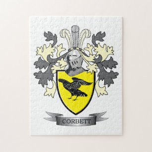 Puzzle Manteau de crête de famille de Corbett des bras
