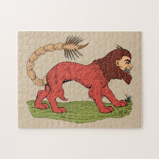 Puzzle Manticore (Horizontal)